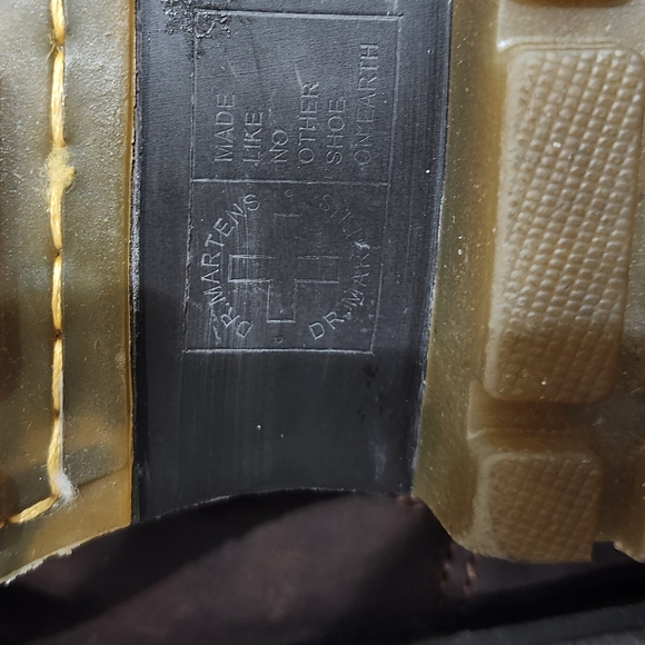 Dr Martens Brief On Boots Robin Dark Brown 14794201 Classic Doc Tall 9 - Picture 10 of 11